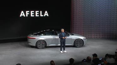 Sony and Honda unveil their new electric car Afeela. (Sony)