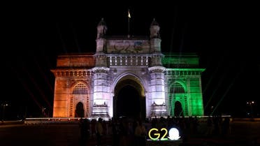 The Gateway of India monument is lit up as part of India's G20 presidency event in Mumbai on December 13, 2022. (File photo: Reuters)