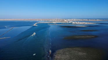 Boats enter Al Ataya Port in Kerkennah Islands, off Sfax, Tunisia, October 23, 2022. (Reuters)