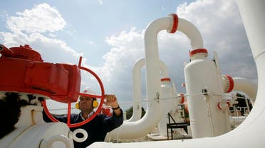 A worker checks the valve gears in a natural gas control center of the Turkey’s Petroleum and Pipeline Corporation, 35 km (22 miles) west of Ankara, on May 18, 2007. (Reuters)