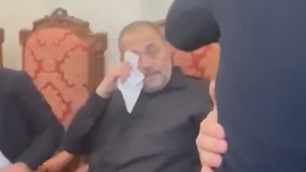 Sad and tired.. George Wassouf’s first appearance after his son’s death