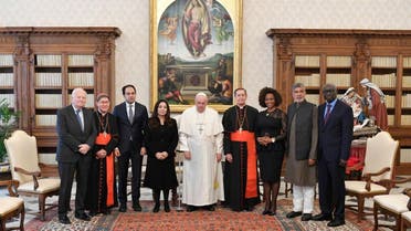 Judging Committee of Zayed Award for Human Fraternity meet with Pope Francis in Italy. (Supplied)