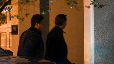 Former Brazilian President Jair Bolsonaro (R) arrives at his rental house after being discharged from the hospital at the Encore Resort at Reunion in Kissimmee, Florida, on January 10, 2023. Defeated Brazilian president Jair Bolsonaro's stay in Florida as his supporters rioted at home presents awkward optics for the United States, which under President Joe Biden has vowed to champion democracy. (AFP)