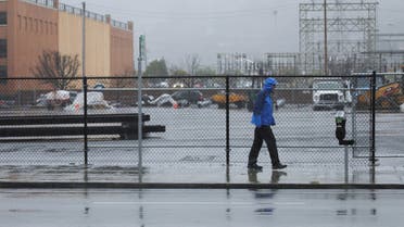 A man walks in the rain during a recent string of storm systems in San Rafael, California, U.S., January 11, 2023. (Reuters)