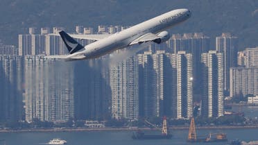 A Cathay Pacific aircraft takes off from the Hong Kong airport. (File photo: Reuters)