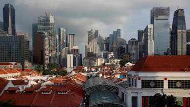 A view of the city skyline in Singapore. (Reuters)
