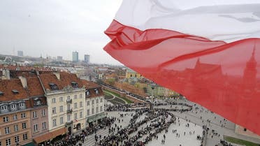 A Polish flag flutters on April 14, 2010 in Warsaw. (AFP)