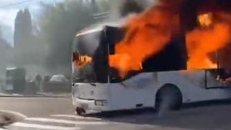 دل دہلا دینے والا منظر، سکول بس میں آگ لگ گئی