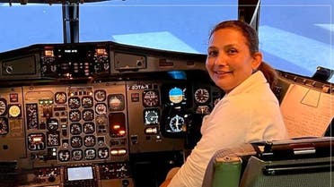 Co-pilot Anju Khatiwada, who was killed in a crash in Nepal, was following in the steps on her pilot husband, who was killed in a crash in 2006. (Twitter)             