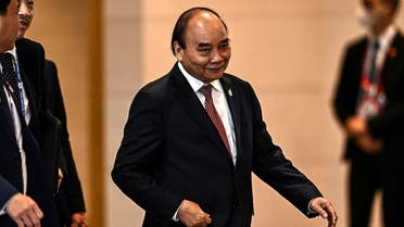 Former Vietnam President  Nguyen Xuan Phuc at the APEC leaders dialogue in November 2022. (Reuters)