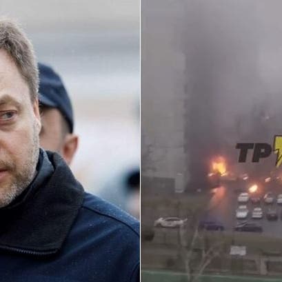 شاهد اللحظات الأولى لمقتل وزير الداخلية الأوكراني في تحطم مروحية