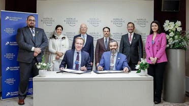 A high-level delegation from Saudi Arabia and leaders from the World Economic Forum (WEF) sign a Letter of Intent (LoI) to establish a new accelerator program to help drive innovation in the Kingdom. (SPA)