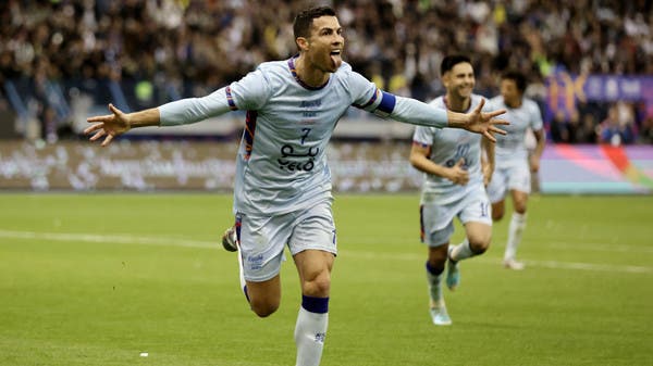 In his first appearance .. Ronaldo scores a brace in Paris Saint-Germain