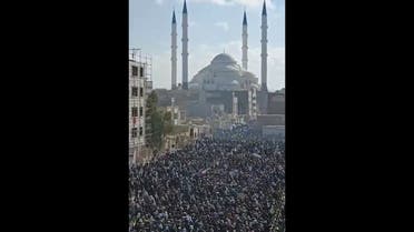 Anti-regime protests in the city of Zahedan, capital of Iran’s Sistan-Baluchistan province, on January 20, 2023. (Screengrab/Twitter).