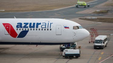 An Azur Air plane is parked as an S7 Airlines aircraft taxis at the Domodedovo Airport outside Moscow, Russia, April 7, 2017. (File photo: Reuters)