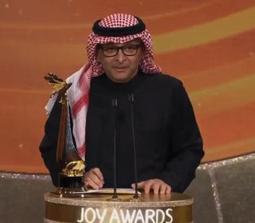Saudi singer Abdul Majeed Abdullah won category for Favorite Artist Award. (Twitter)
