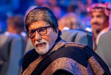 Indian Actor Amitabh Bachchan received the Life Achievement Award at the Joy Awards in Riyadh. (Twitter)