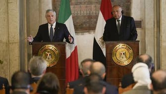 Italy’s FM Antonio Tajani meets with Egyptian officials on migration, Libya