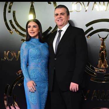 جمال سنان وزوجته ماجي بو غصن