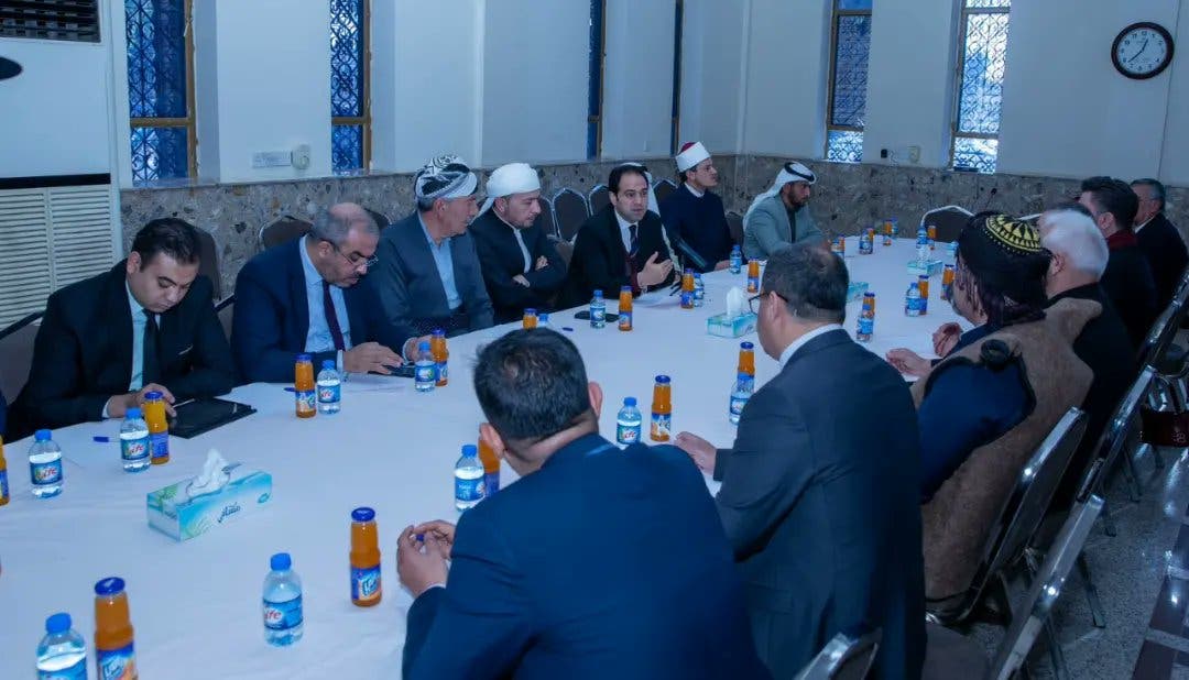 لقاء وفد "مجلس حكماء المسلمين" أثناء زيارته مدينة أربيل