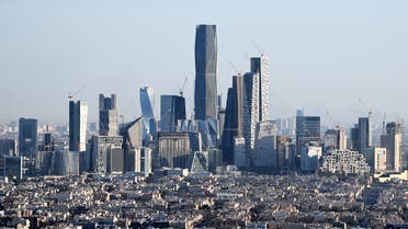 This picture taken on January 11, 2020, shows a general view of Riyadh. (AFP)