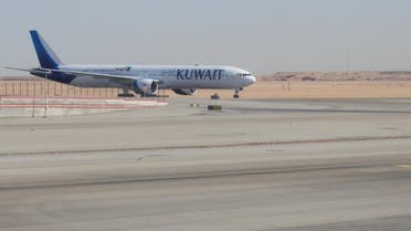 A Kuwait Airways plane parked at Cairo International Airport. (File photo: Reuters)