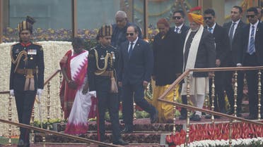 Egyptian President Abdel Fattah el-Sissi honors Indian Prime