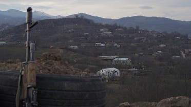  A view shows the village of Taghavard in the region of Nagorno-Karabakh, on January 16, 2021. (Reuters)