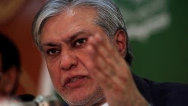 Pakistan's Finance Minister Ishaq Dar gestures during a news conference. (File photo: Reuters)