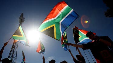 General view of fans with South Africa flags before the match, June 2009. (Reuters)