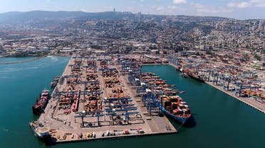 A general view shows Haifa Port, which is to be sold to India's Adani Ports and local partner Gadot in Haifa, Israel July 24, 2022. (Reuters)