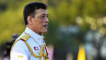 Thailand's King Maha Vajiralongkorn attends a groundbreaking ceremony for a monument of late King Bhumibol Adulyadej at a park in Bangkok, Thailand, December 5, 2021. (Reuters)