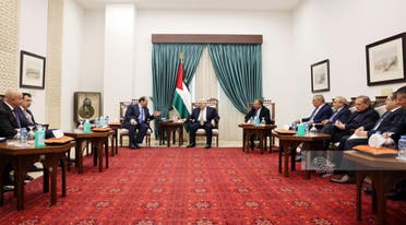Abbas's meeting with the Egyptian and Jordanian intelligence directors 