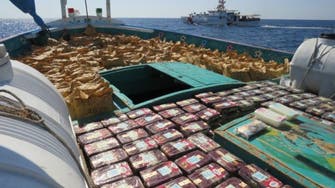 توقیف محموله 33 میلیون دلاری مواد مخدر در خلیج عمان