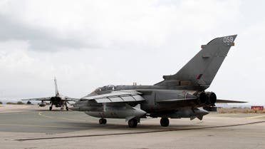 A British tornado jet prepares for takeoff at RAF Akrotiri in Cyprus September 27, 2014. (File photo Reuters)