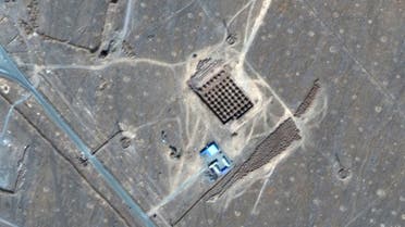 This handout satellite image provided by Maxar Technologies and taken on October 8, 2020 shows an overview of Iran's Fordow Fuel Enrichment Plant (FFEP), northeast of the Iranian city of Qom. Iran's Supreme Leader Ayatollah Ali Khamenei said the country is in no hurry to see the US return to a 2015 nuclear deal with major powers after Joe Biden takes office this month. Since 2019, Iran has gradually suspended implementation of most of its key obligations under the nuclear deal, which set strict limits on its activities in return for the lifting of sanctions. (Photo by Satellite image ©2021 Maxar Technologies / AFP) / RESTRICTED TO EDITORIAL USE - MANDATORY CREDIT AFP PHOTO / SATELLITE IMAGE ©2021 MAXAR TECHNOLOGIES  - NO MARKETING - NO ADVERTISING CAMPAIGNS - DISTRIBUTED AS A SERVICE TO CLIENTS - THE WATERMARK MAY NOT BE REMOVED/CROPPED
