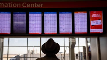  Passengers pass through Dallas-Fort Worth International Airport (DFW) on January 11, 2023 in Dallas, Texas. (AFP)