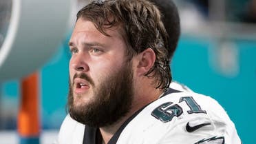 Philadelphia Eagles player Josh Sills has been charged with rape and kidnapping. (Twitter)  