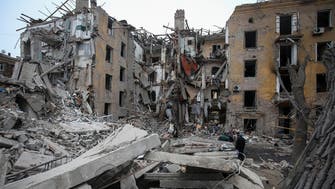 Russian missile destroys Ukrainian apartment building; at least 3 dead