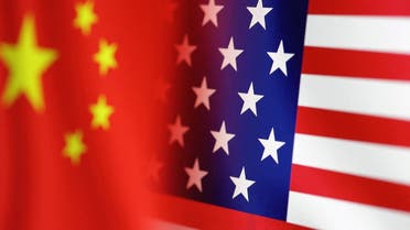 US and Chinese flags are seen in this illustration taken on January 30, 2023. (Reuters)