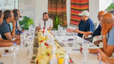 On February 3, 2023, PM Abiy Ahmed held his first face-to-face meeting with leaders of the Tigray People’s Liberation Front (TPLF) since a peace deal was agreed in November to end two years of devastating conflict in northern Ethiopia. (Twitter/@RedwanHussien)