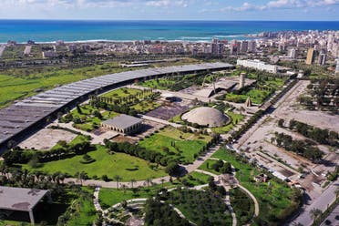 A general view shows the Rachid Karami International Fair which was designed by a Brazilian architect Oscar Niemeyer and now inscribed on the UNESCO’s World Heritage List, in the northern city of Tripoli, Lebanon. (Reuters)