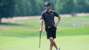 Abraham Ancer during the LIV Invitational Pro-Am at Trump National Golf Club Bedminster. (Reuters)