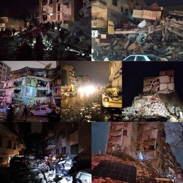 دمار خلفه زلزال ضرب سوريا 