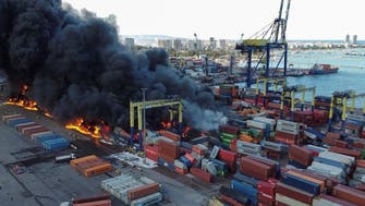 Shipping containers ablaze at Turkey’s Iskenderun Port, operations halted