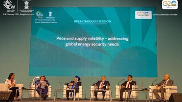 A session on global energy needs at the Indian Energy Week 2023 being held in Bengaluru, India. (Social Media)