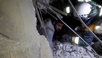 شام میں زلزلہ:24 گھنٹے کے بعد ملبے تلے دبے شخص کو زندہ نکال لیا گیا