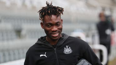 Newcastle United's Christian Atsu before a match at St. James' Park, Newcastle, Dec. 28, 2019. (Reuters)