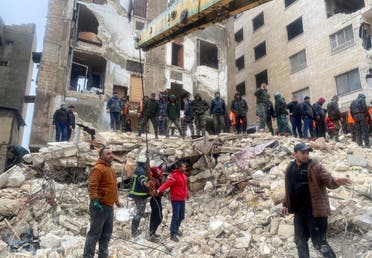 من آثار الدمار الذي خلفه الزلزال في سوريا (أرشيفية من رويترز)
