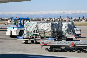A second aircraft carried 98 tonnes of relief supplies. (SPA)